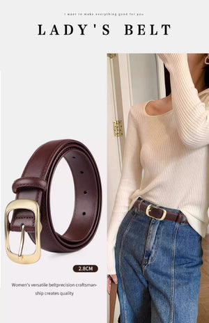 New Fashion Simplicity cowhide belt