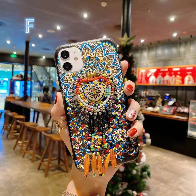 Retro ethnic style phone case