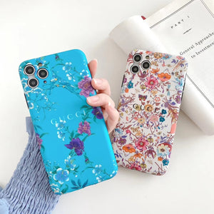 Flower glossy phone case