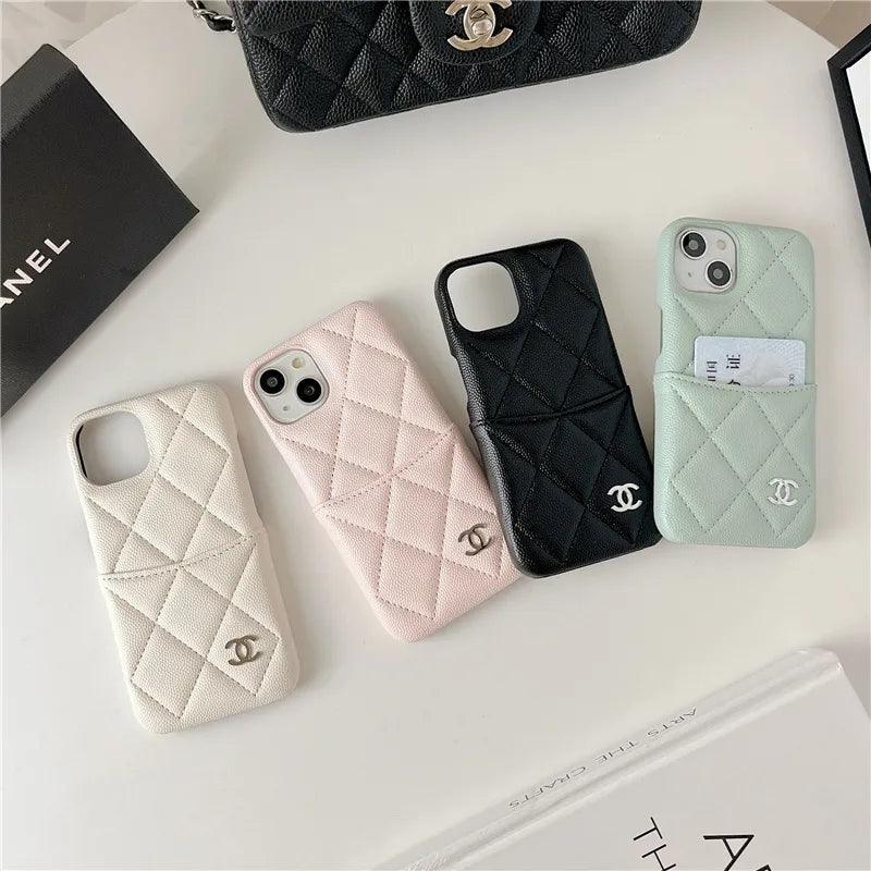 Luxury soft leather phone case for iphone