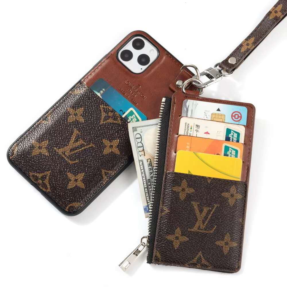 Fashion Genuine Leather Phone Case Card Case