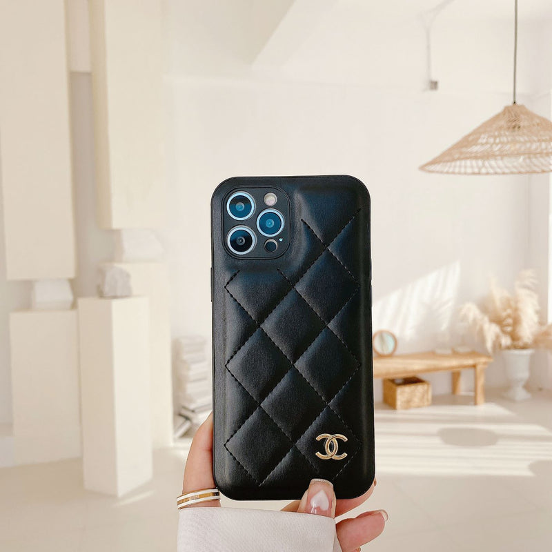 Fashion all-inclusive side leather phone case