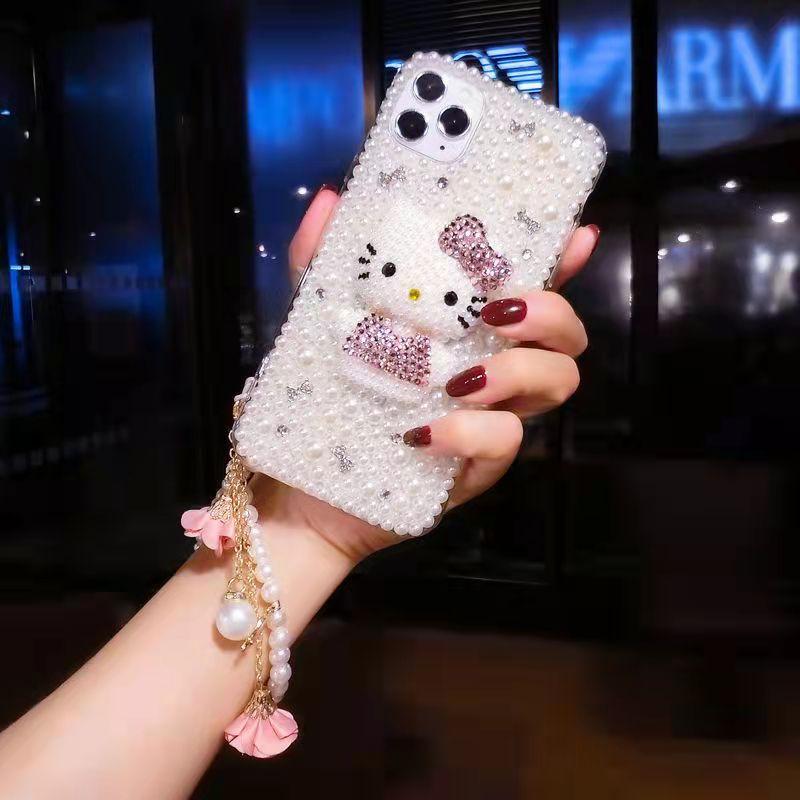 Luxury Pearl  bracelet phone case  for iphone