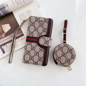 New Fashion Genuine Leather Multifunctional Phone Case Wallet Case