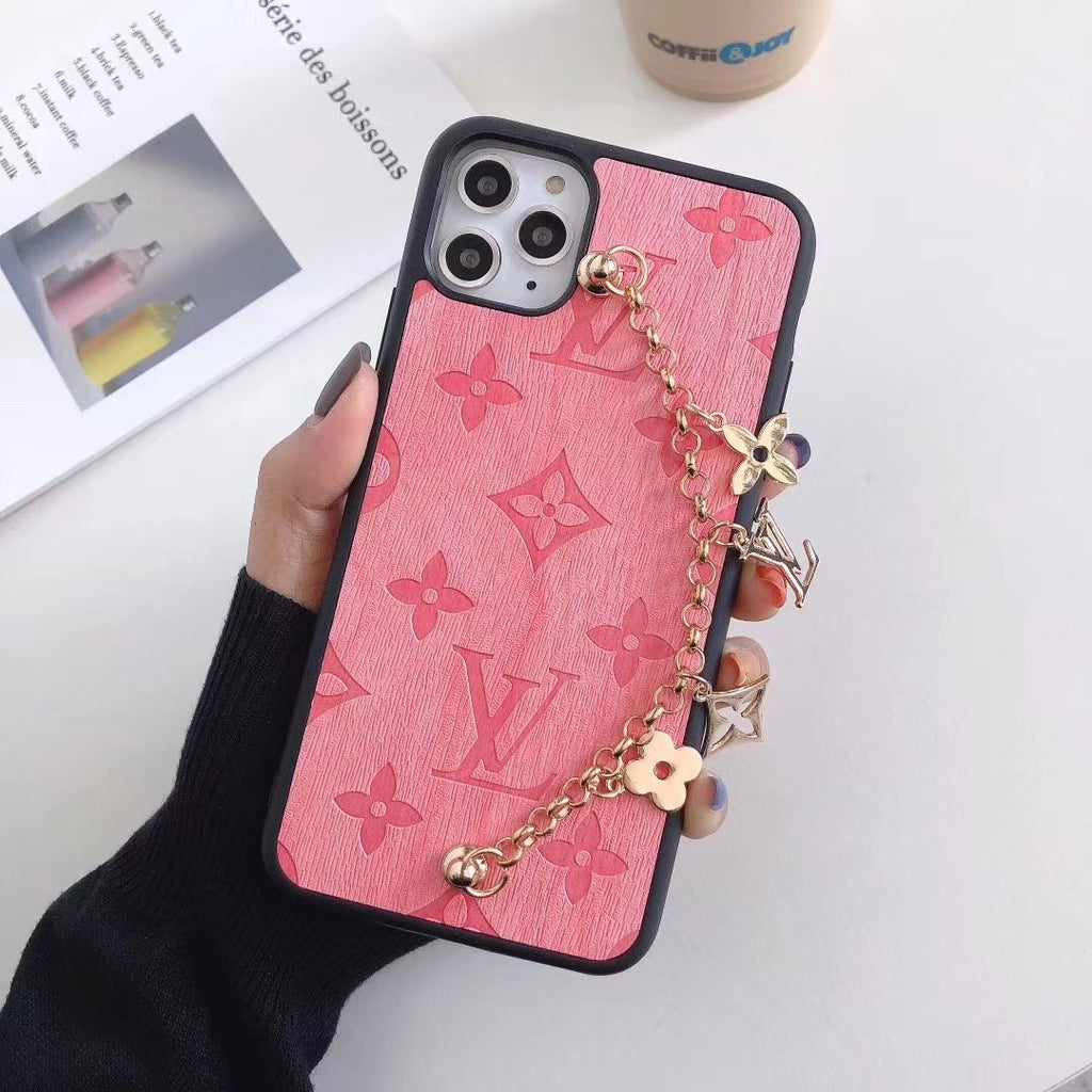 Color metal bracelet phone case