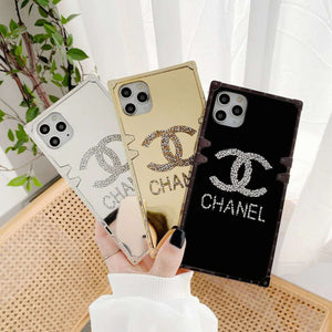 Luxury square mirror phone case