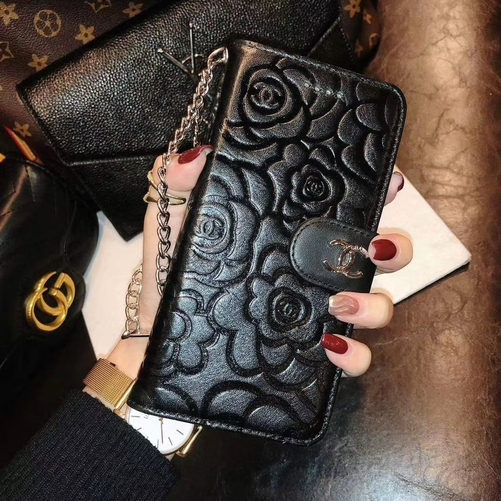 Leather card case wallet phone case