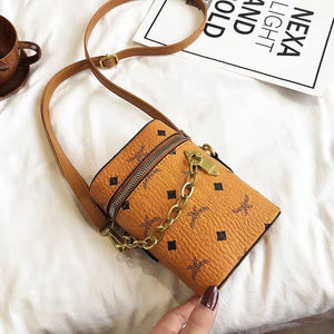 Messenger chain mini mobile phone bag