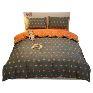 Luxury Quilt Cover Four-Piece Set With Bed Sheet Pillowcase