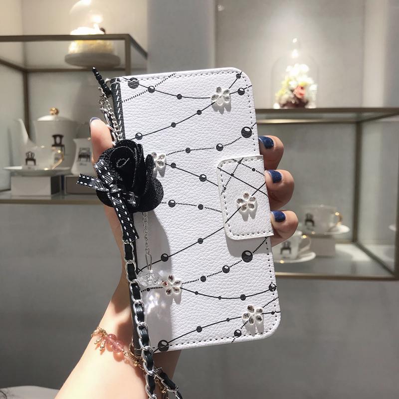 Fashion wallet Floral Clamshell Phone Case