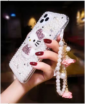 Luxury Pearl  bracelet phone case  for iphone