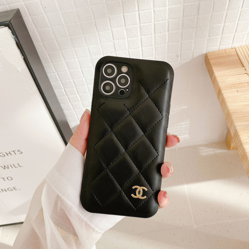 Fashion all-inclusive side leather phone case