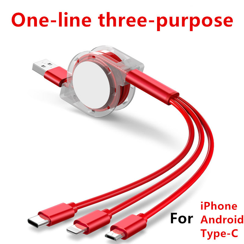 3 in 1 Data Line  Type-c Mobile