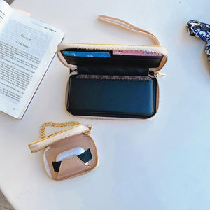 FASHION MULTIFUNCTIONAL WALLET CASE + EARPHONE BOX