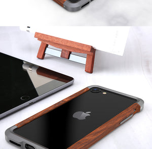 Aluminum Metal Wood Bumper Case