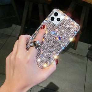 Bowknot rhinestone phone case for iphone