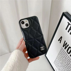 Luxury soft leather phone case for iphone