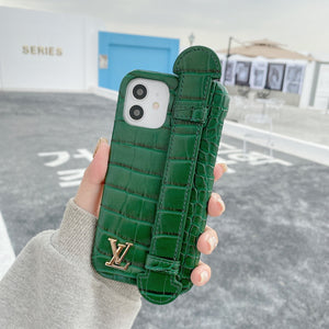 Fashion Wristband leather phone case