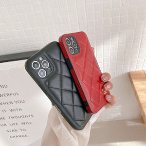 Fashion all-inclusive side leather phone case