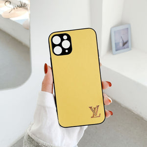 Fashion cross pattern macaron color phone case