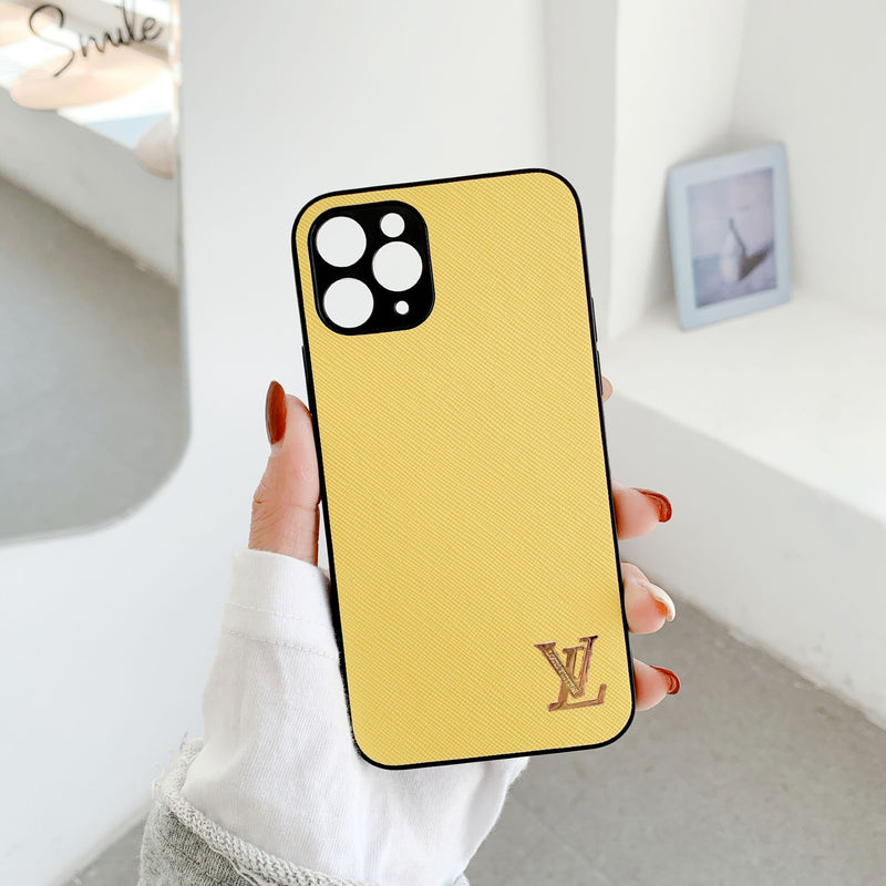 Fashion cross pattern macaron color phone case