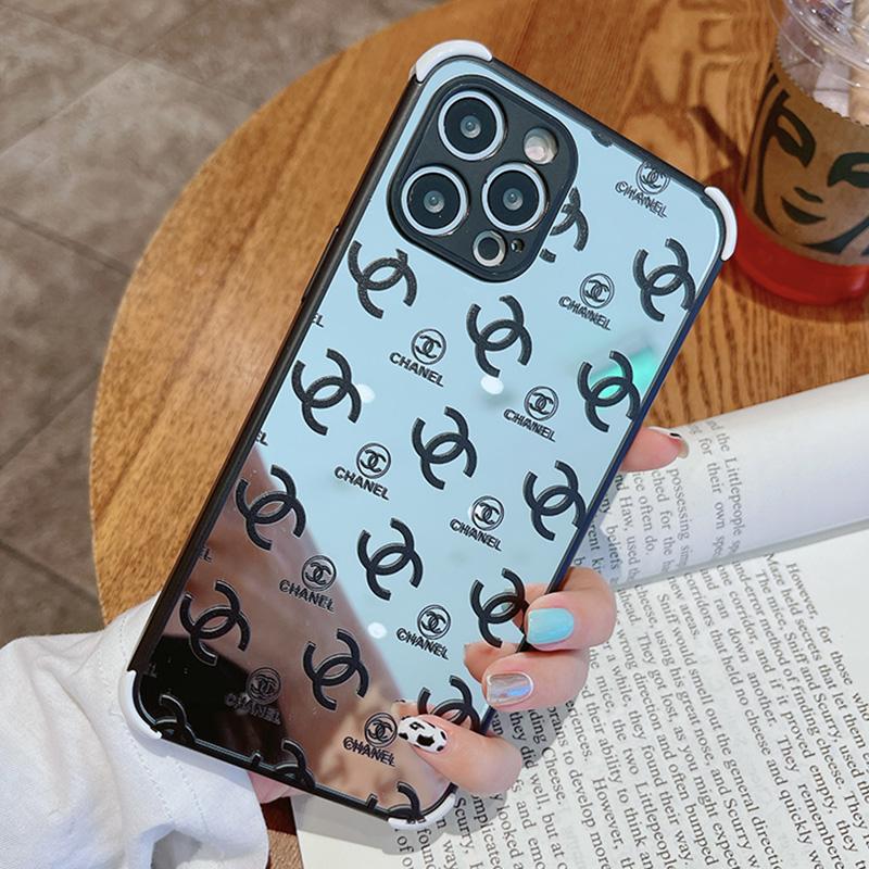 Four-corner anti-drop mirror phone case For iphone