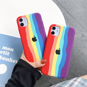 Rainbow Phone Case + AirPods Case