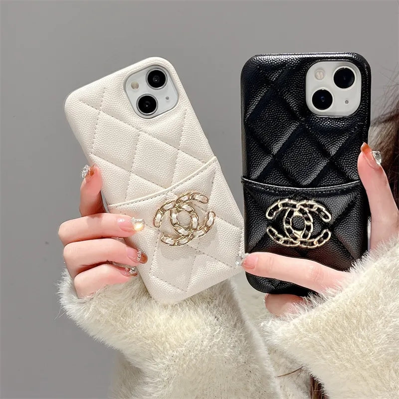 Luxury soft leather phone case for iphone