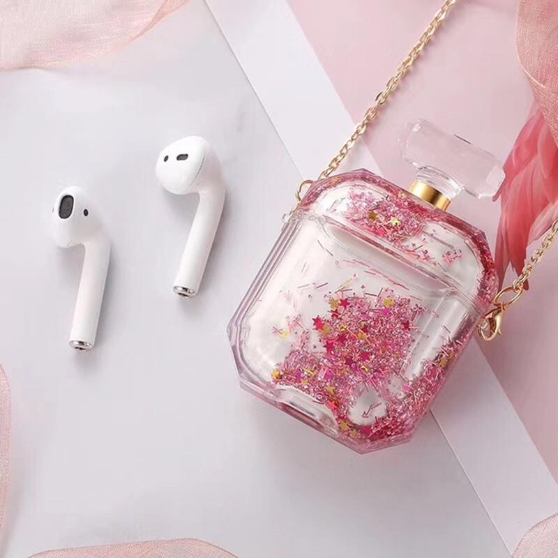 Quicksand perfume bottle headset cover