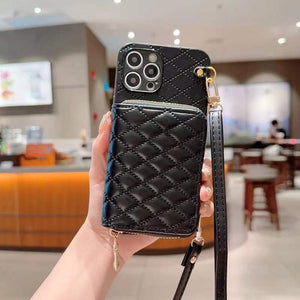 Multifunctional zero wallet crossbody phone case