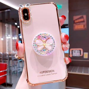 Fashion Rhinestone Ring Case