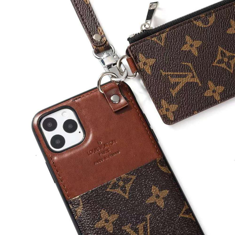 Fashion Genuine Leather Phone Case Card Case