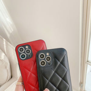 Fashion all-inclusive side leather phone case