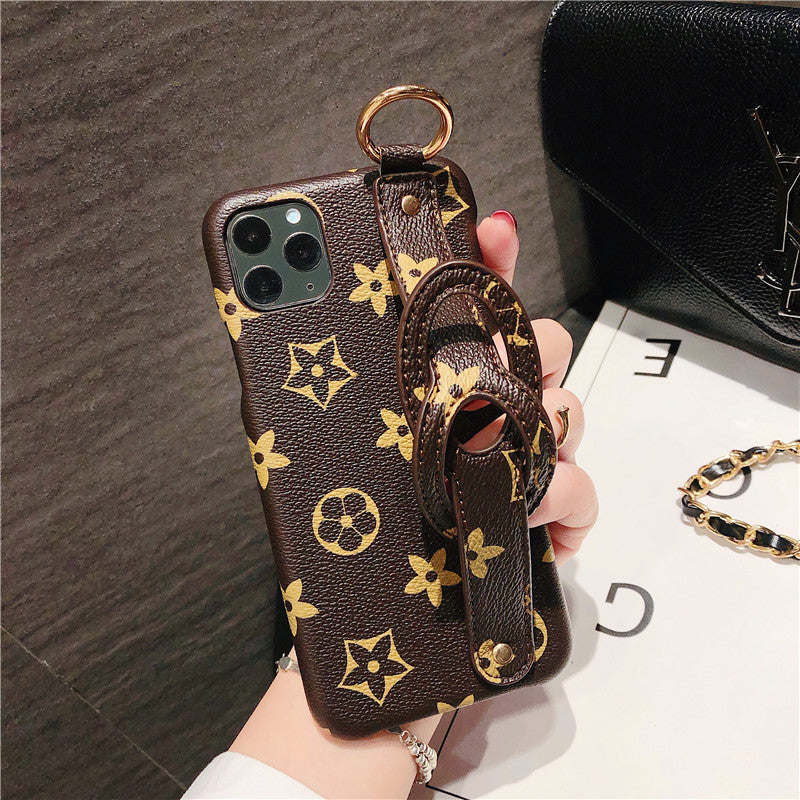 Wrist Band Leather Phone Case