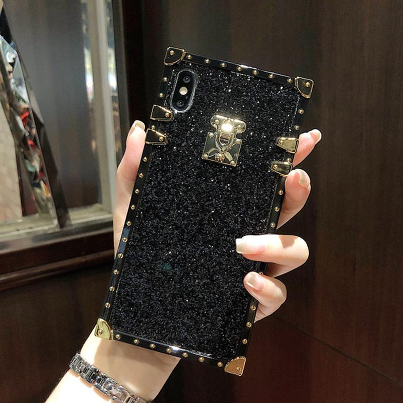 bling square phone case