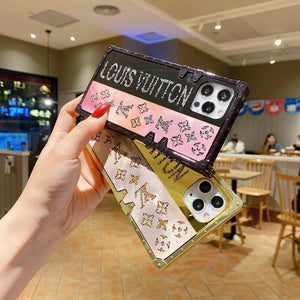 Colorful sparkling diamond mirror phone case for iphone