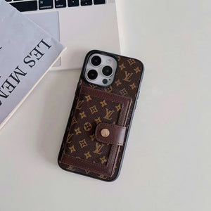 Retro Card Holder phone case for iPhone