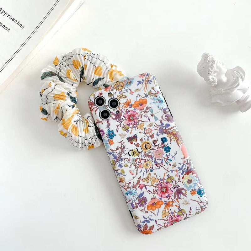 Flower glossy phone case