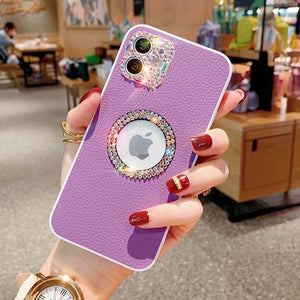 Luxury Diamond Cortex phone case for iphone