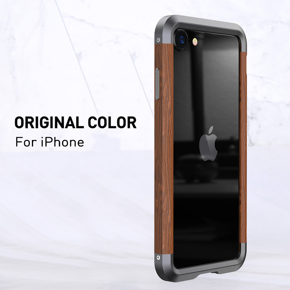 Aluminum Metal Wood Bumper Case