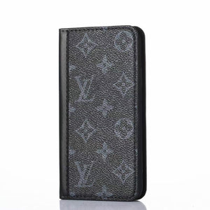 Retro leather card case phone case