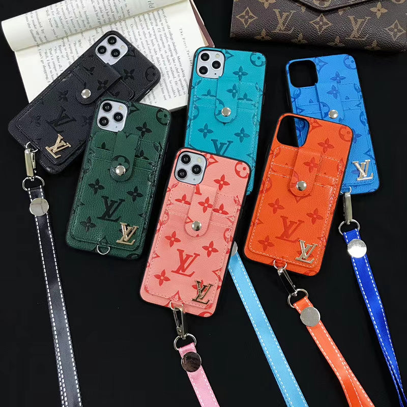 Fashion leather card case phone case