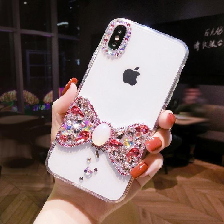 Bow Rhinestone Phone Case