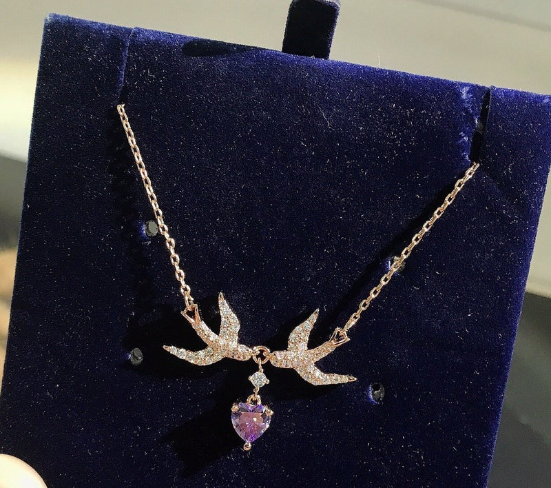 Fashion Lady Amethyst Necklace