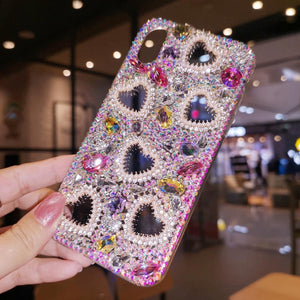 Women's Rhinestone Love Phone Case