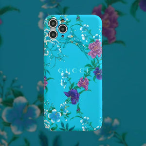 Flower glossy phone case