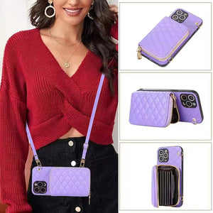 Multifunctional zero wallet crossbody phone case