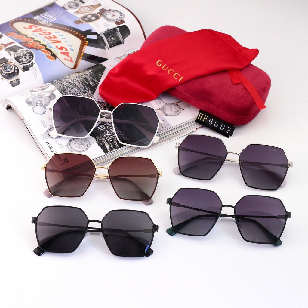 5 COLORS SQUARE FRAME SUNGLASSES