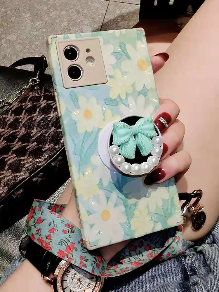 Retro small floral  phone case For iphone