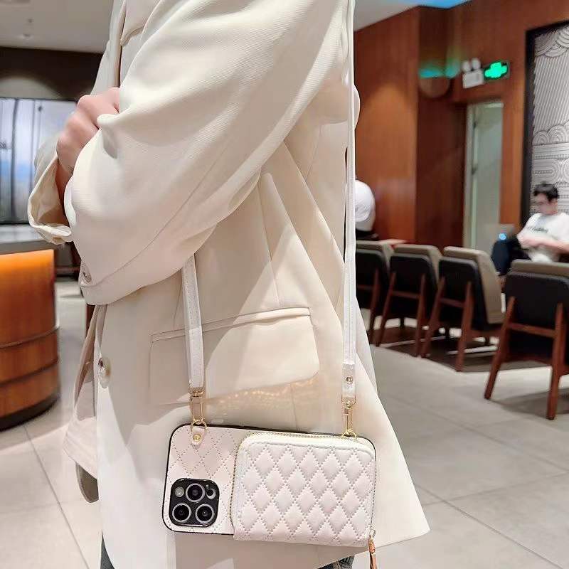 Multifunctional zero wallet crossbody phone case